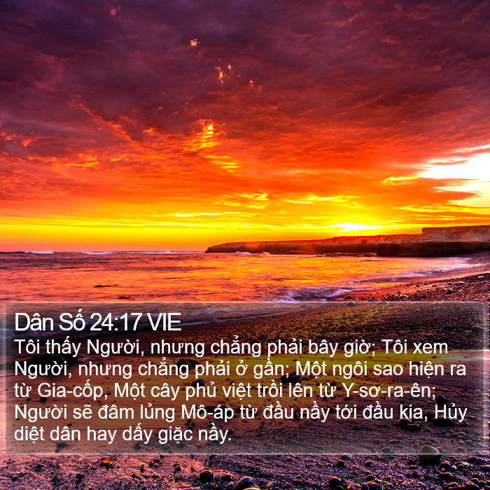Dân Số 24:17 VIE Bible Study