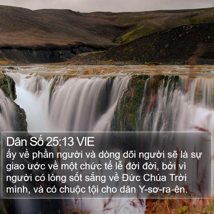 Dân Số 25:13 VIE Bible Study