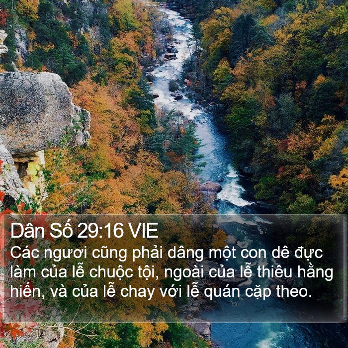 Dân Số 29:16 VIE Bible Study