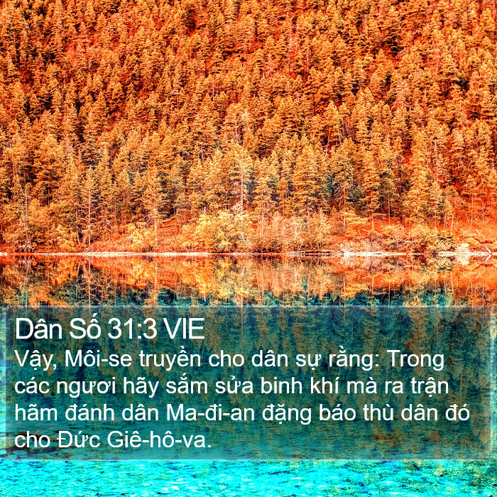 Dân Số 31:3 VIE Bible Study