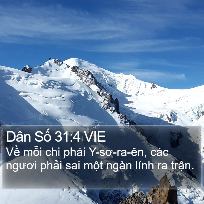 Dân Số 31:4 VIE Bible Study