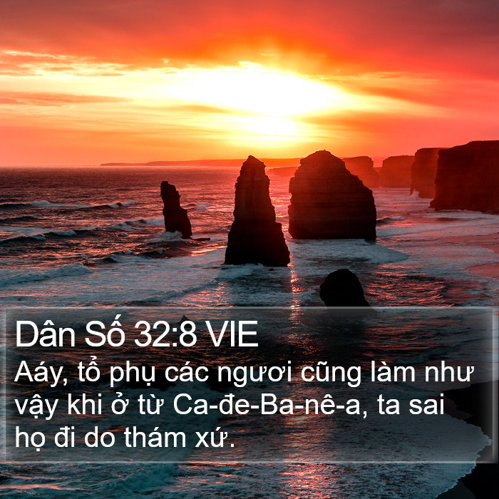 Dân Số 32:8 VIE Bible Study
