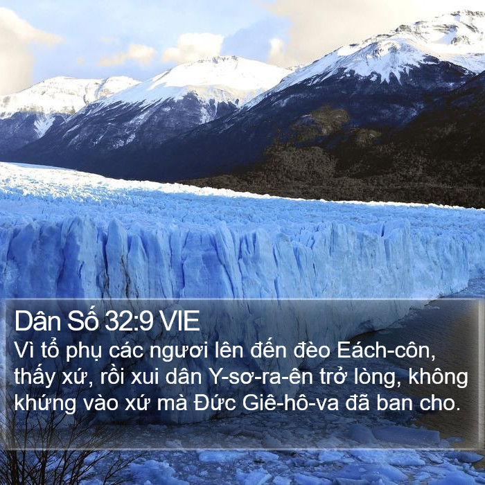 Dân Số 32:9 VIE Bible Study