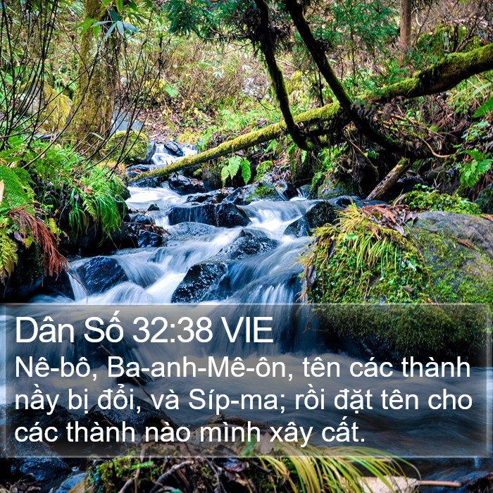 Dân Số 32:38 VIE Bible Study