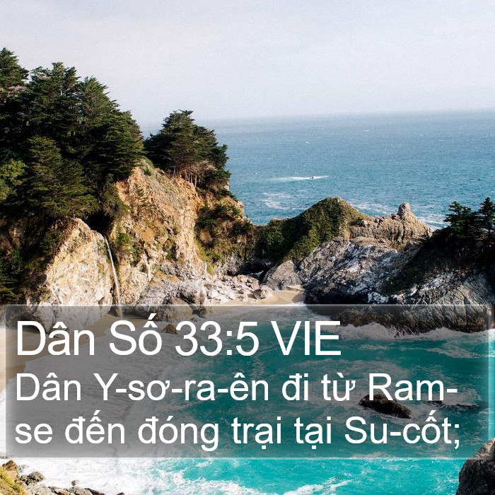 Dân Số 33:5 VIE Bible Study