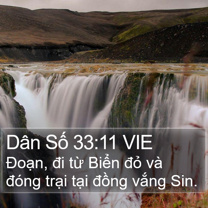 Dân Số 33:11 VIE Bible Study