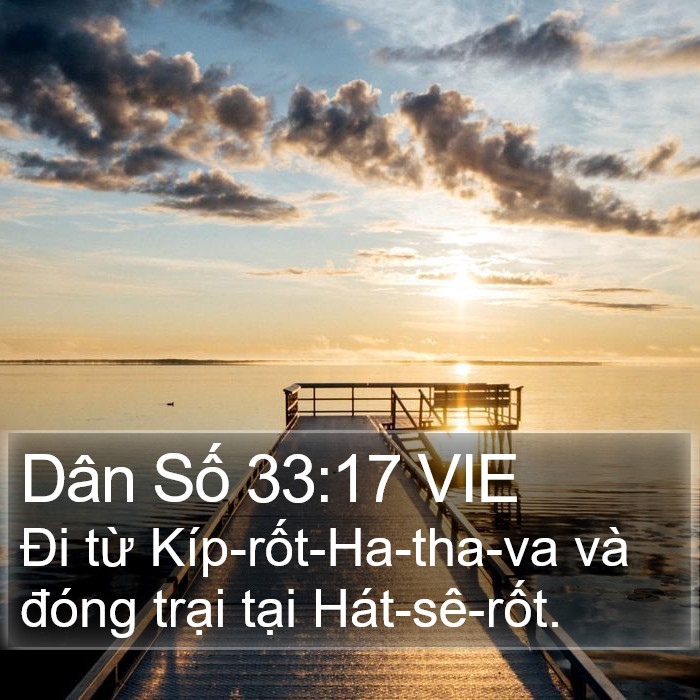 Dân Số 33:17 VIE Bible Study