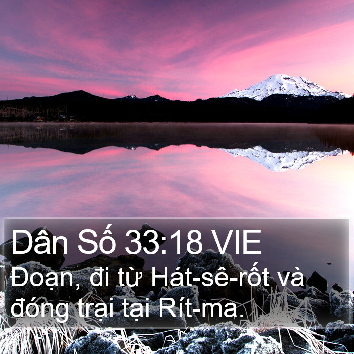 Dân Số 33:18 VIE Bible Study