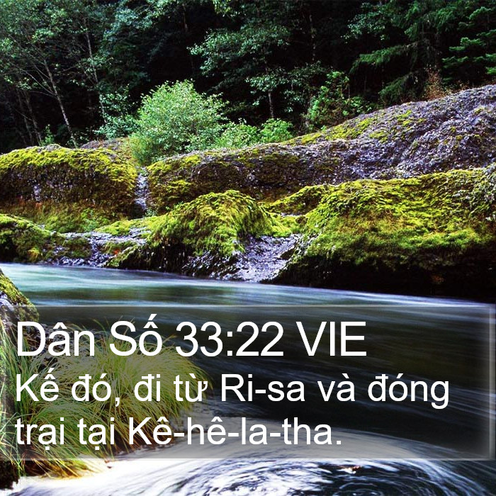 Dân Số 33:22 VIE Bible Study