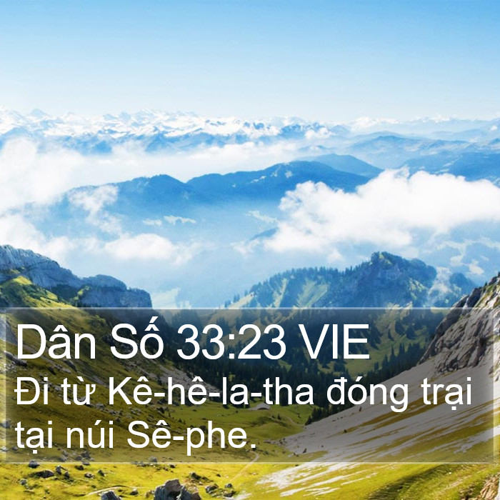 Dân Số 33:23 VIE Bible Study