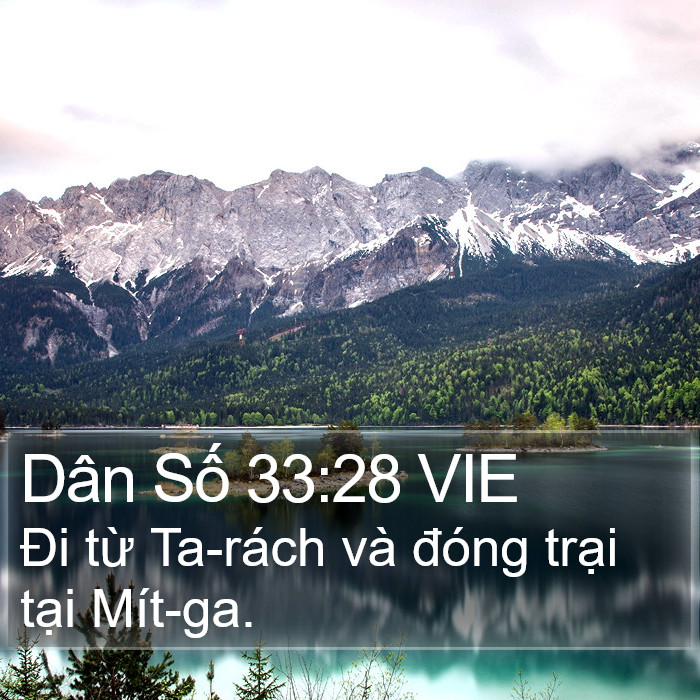 Dân Số 33:28 VIE Bible Study