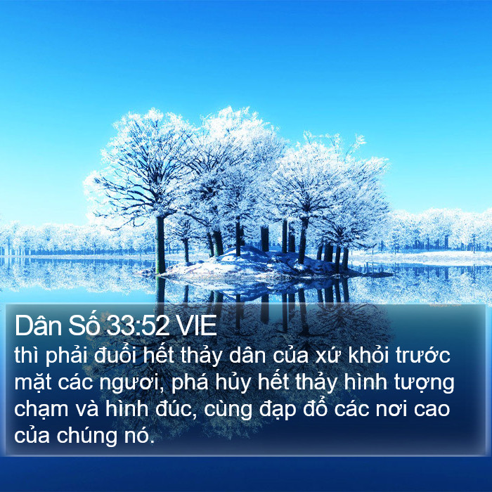 Dân Số 33:52 VIE Bible Study