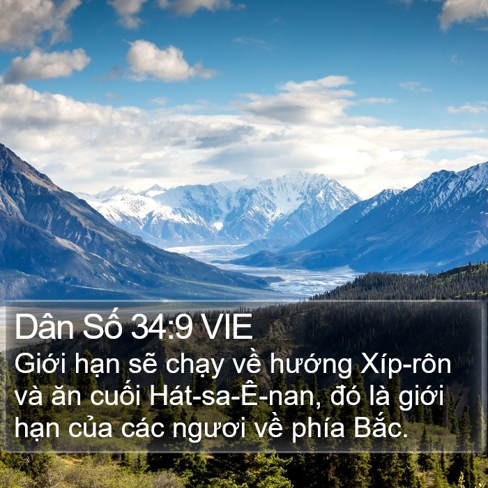 Dân Số 34:9 VIE Bible Study