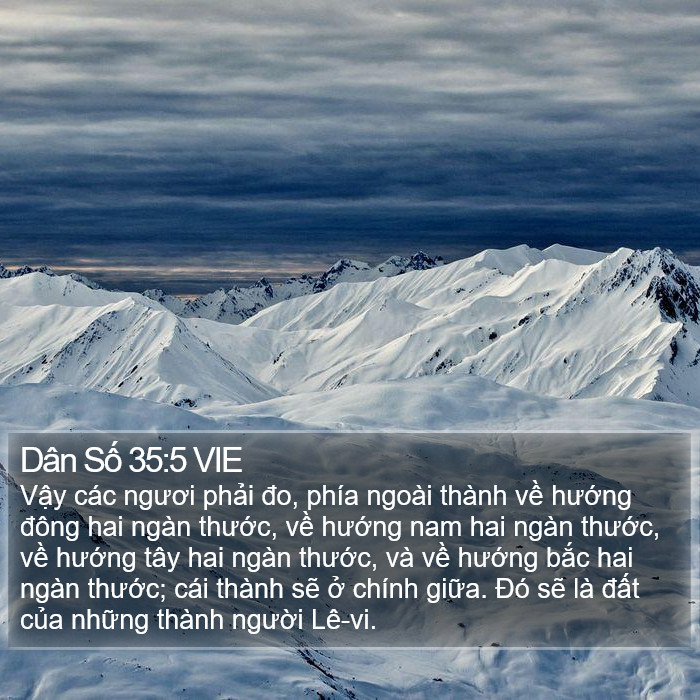 Dân Số 35:5 VIE Bible Study