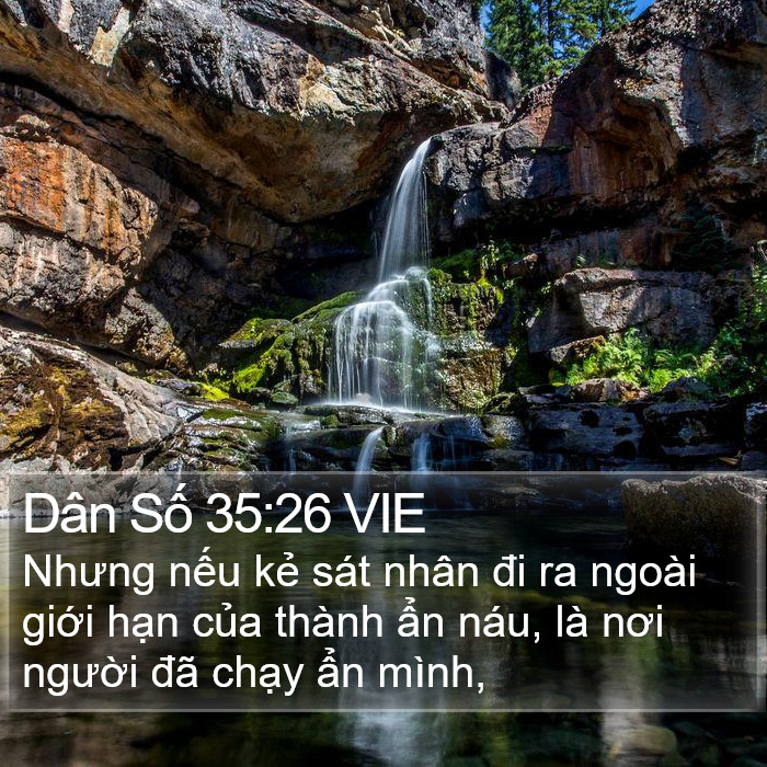 Dân Số 35:26 VIE Bible Study