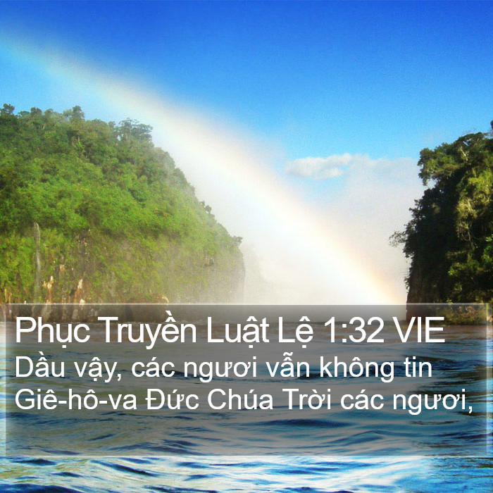 Phục Truyền Luật Lệ 1:32 VIE Bible Study