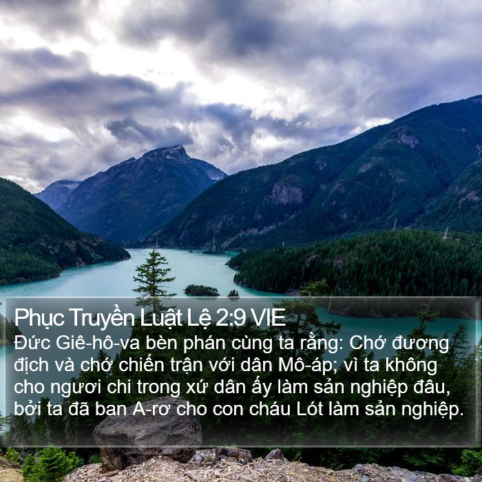 Phục Truyền Luật Lệ 2:9 VIE Bible Study