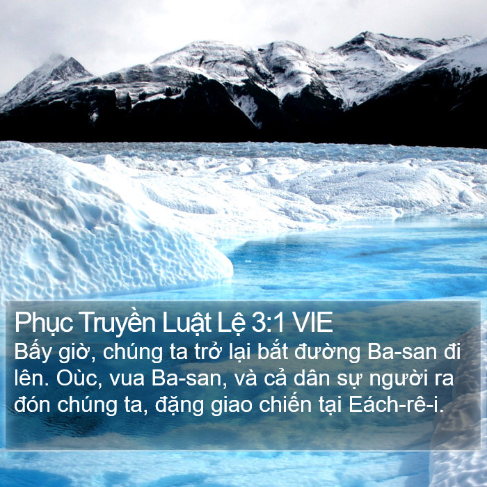 Phục Truyền Luật Lệ 3:1 VIE Bible Study