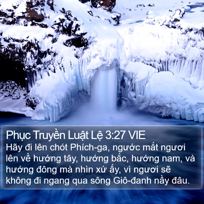 Phục Truyền Luật Lệ 3:27 VIE Bible Study