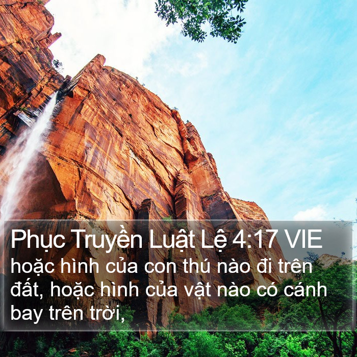 Phục Truyền Luật Lệ 4:17 VIE Bible Study