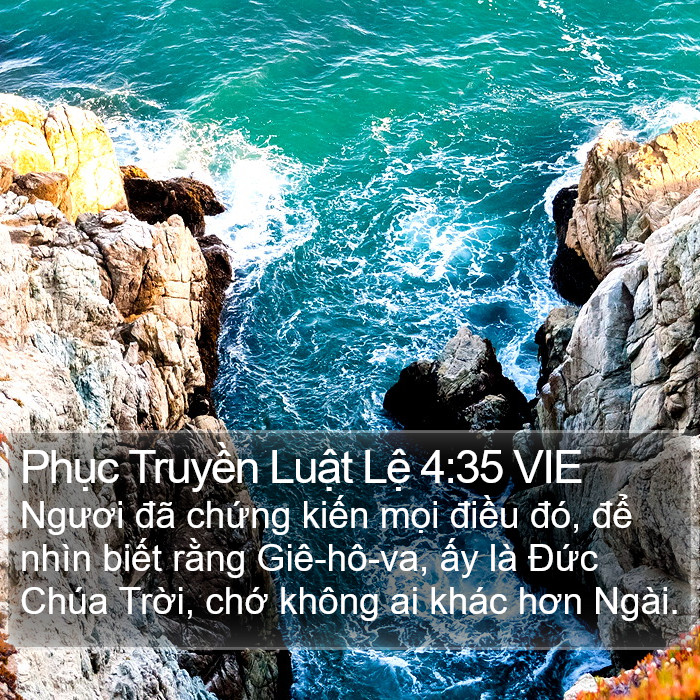 Phục Truyền Luật Lệ 4:35 VIE Bible Study