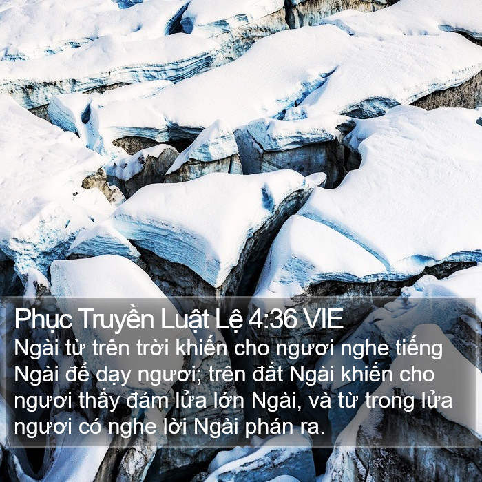 Phục Truyền Luật Lệ 4:36 VIE Bible Study