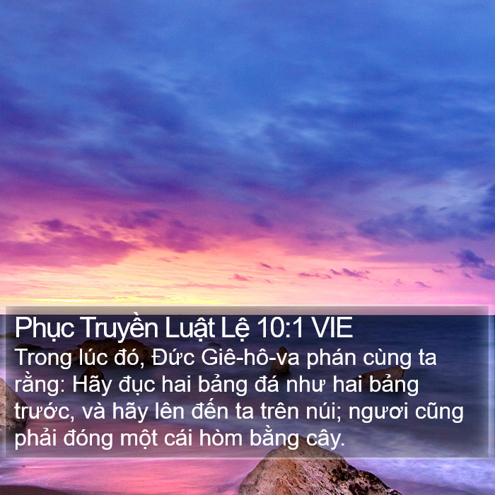 Phục Truyền Luật Lệ 10:1 VIE Bible Study