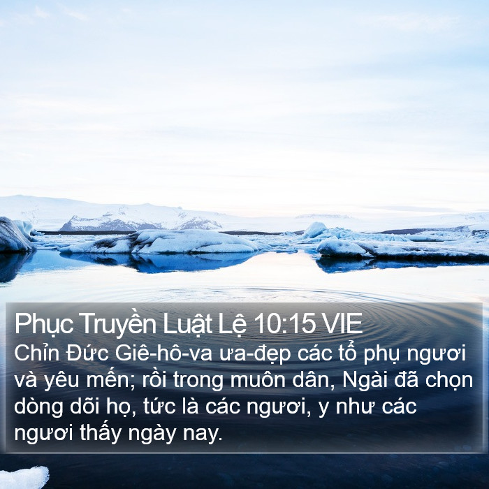 Phục Truyền Luật Lệ 10:15 VIE Bible Study