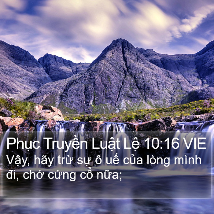 Phục Truyền Luật Lệ 10:16 VIE Bible Study