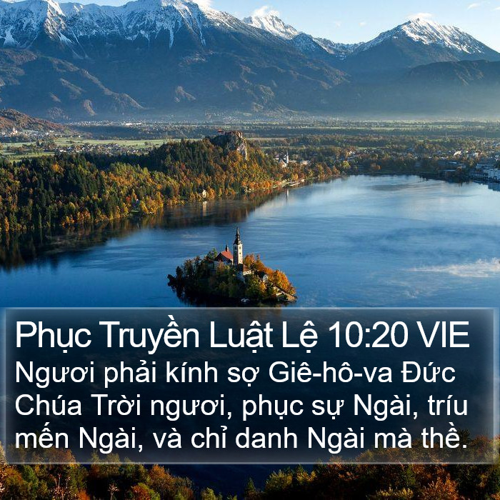 Phục Truyền Luật Lệ 10:20 VIE Bible Study