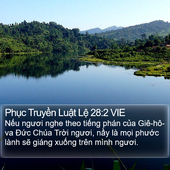 Phục Truyền Luật Lệ 28:2 VIE Bible Study