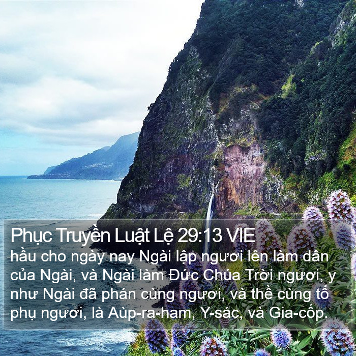 Phục Truyền Luật Lệ 29:13 VIE Bible Study