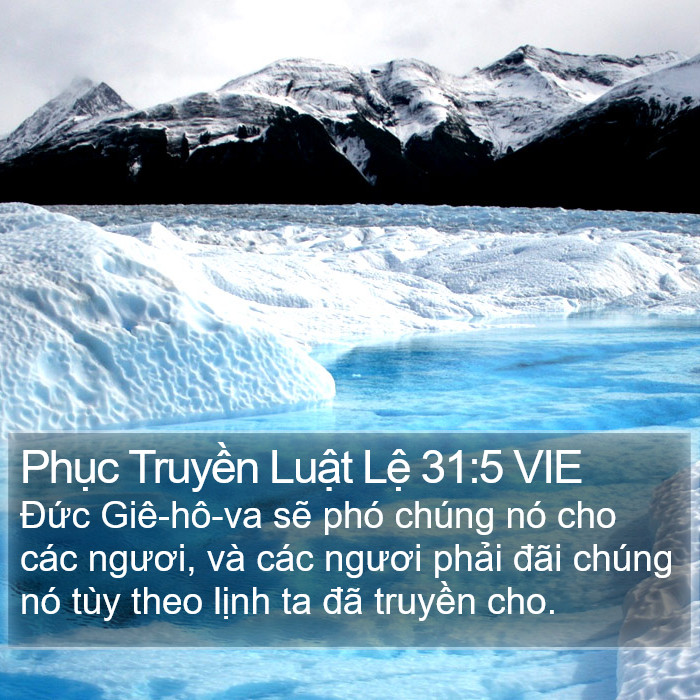 Phục Truyền Luật Lệ 31:5 VIE Bible Study