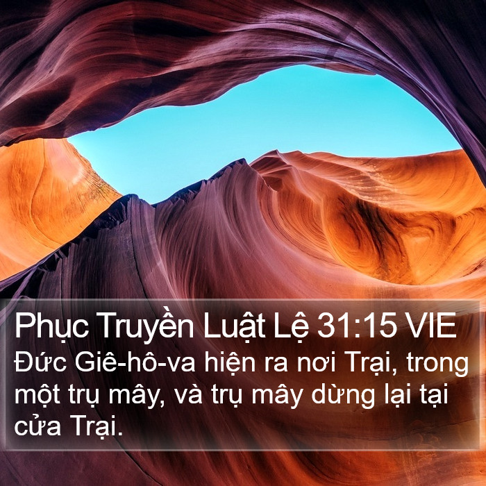 Phục Truyền Luật Lệ 31:15 VIE Bible Study
