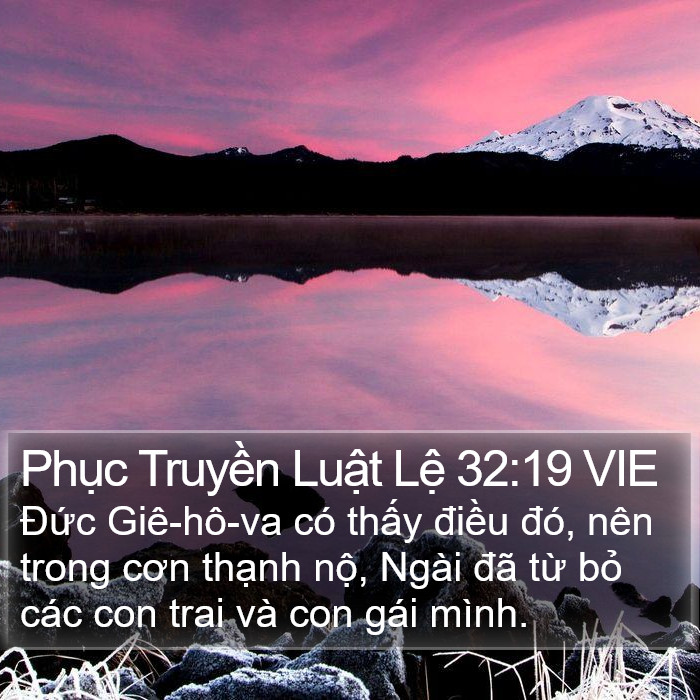 Phục Truyền Luật Lệ 32:19 VIE Bible Study