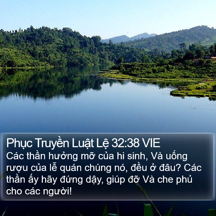 Phục Truyền Luật Lệ 32:38 VIE Bible Study