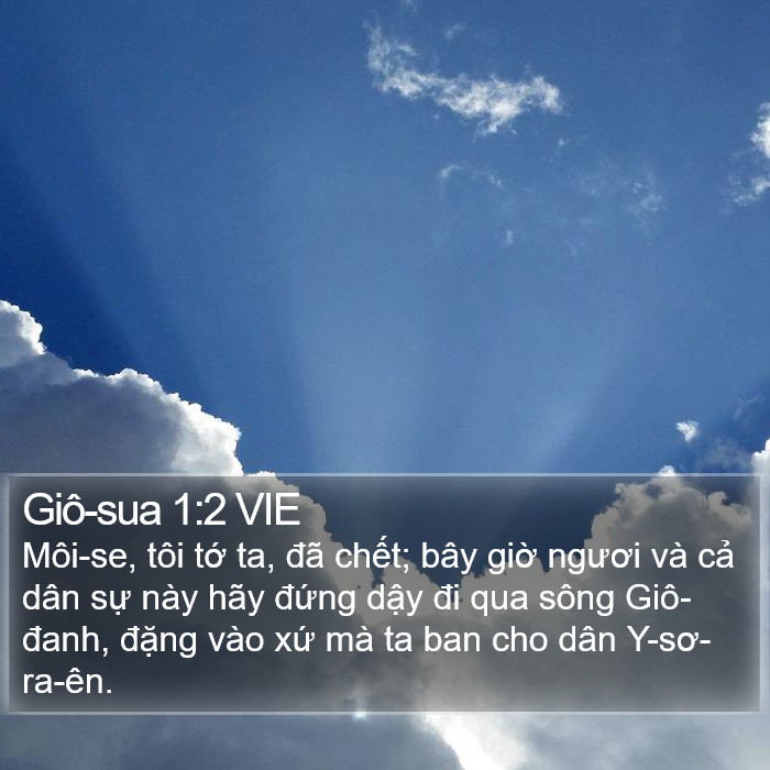 Giô-sua 1:2 VIE Bible Study