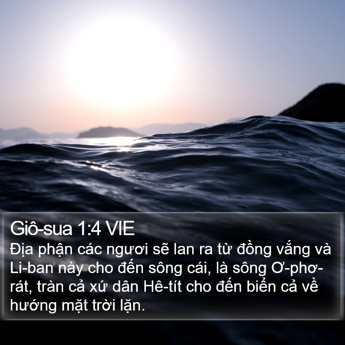 Giô-sua 1:4 VIE Bible Study