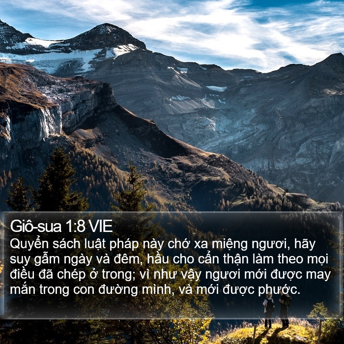 Giô-sua 1:8 VIE Bible Study