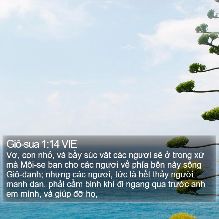 Giô-sua 1:14 VIE Bible Study