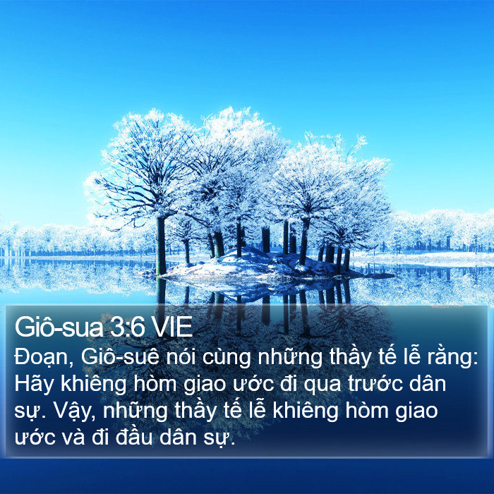 Giô-sua 3:6 VIE Bible Study