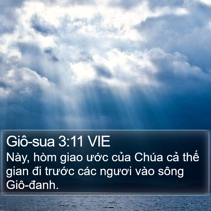 Giô-sua 3:11 VIE Bible Study