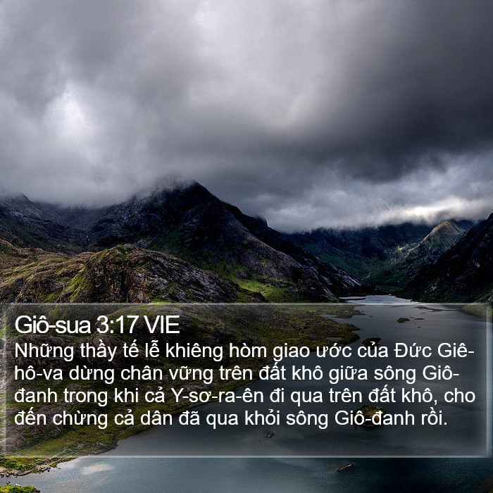 Giô-sua 3:17 VIE Bible Study