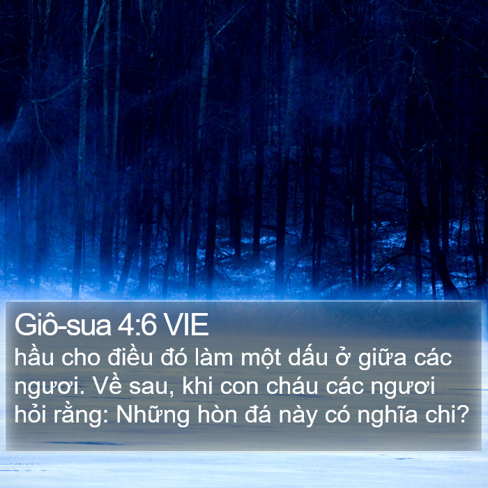 Giô-sua 4:6 VIE Bible Study