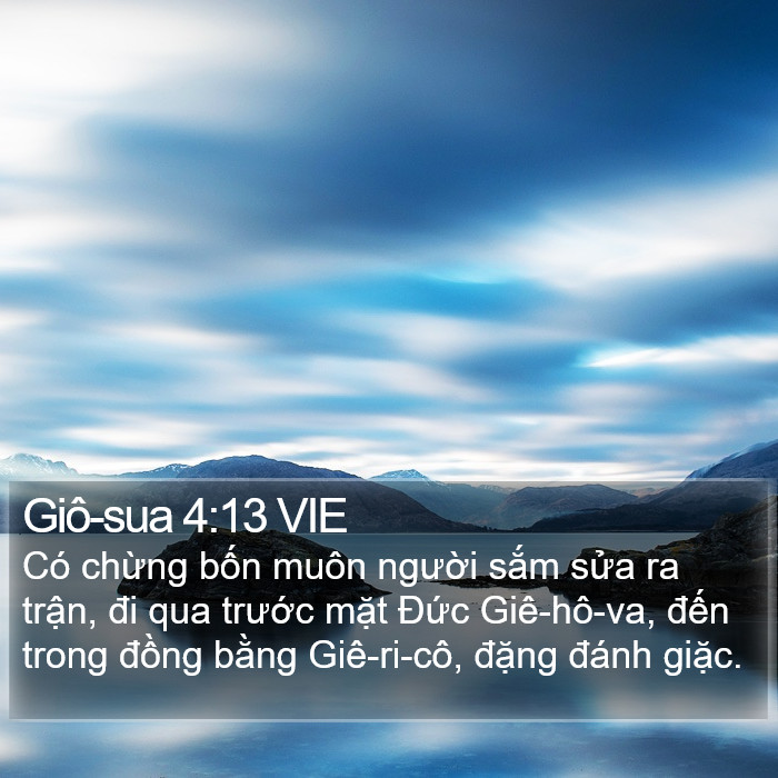 Giô-sua 4:13 VIE Bible Study