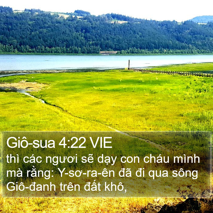 Giô-sua 4:22 VIE Bible Study