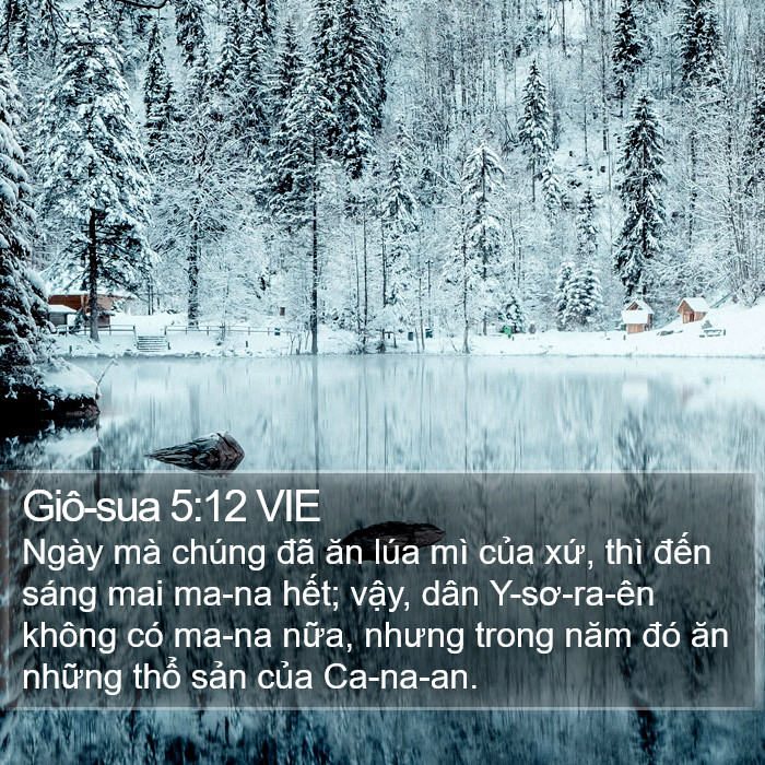 Giô-sua 5:12 VIE Bible Study