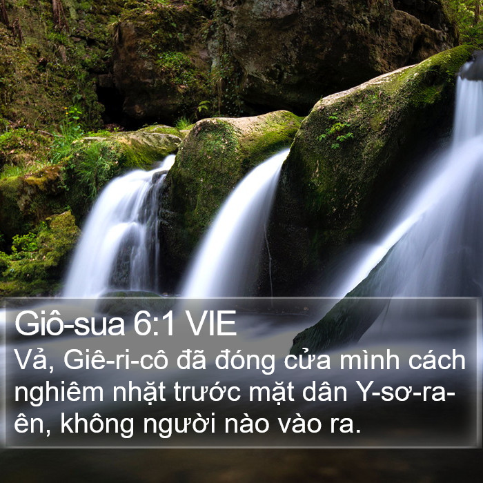 Giô-sua 6:1 VIE Bible Study