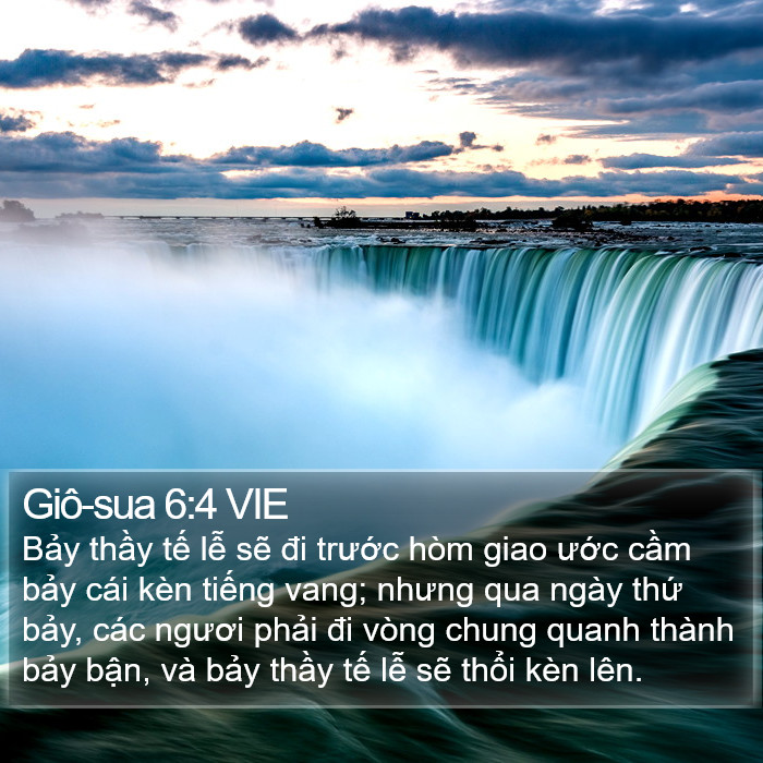 Giô-sua 6:4 VIE Bible Study