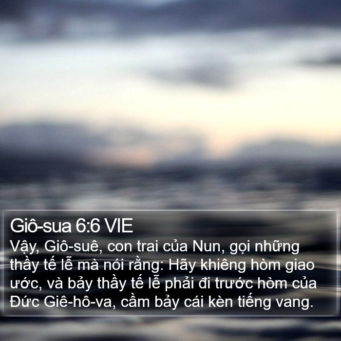 Giô-sua 6:6 VIE Bible Study